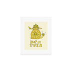 keep on truckin surfy snail // retro surf art by surfy birdy Art Print Gallery Image 1
