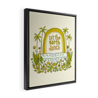 let the earth dance // retro surf art by surfy birdy Framed Canvas Print Gallery Image 2