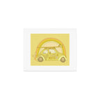 love bug valentine // retro surf art by surfy birdy Art Print Gallery Image 1