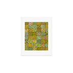 patchwork dreams retro flower quilt dreams of waves Art Print Gallery Image 1
