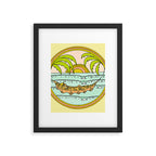peaceful hammock life Framed Art Print Gallery Image 6