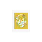 Pura vida jungle by the sea // retro surf art by surfy birdy Art Print Gallery Image 1