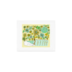 retro daydreams hang 10 florida // retro surf art by surfy birdy Art Print Gallery Image 1