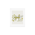 sagittarius zodiac wave bandit // retro surf art by surfy birdy Art Print Gallery Image 1