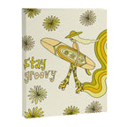 stay groovy rollerskate // retro surf art by surfy birdy Canvas Print Gallery Image 8