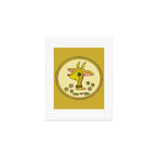 vintage reindeer christmas cheer // retro art by surfy birdy Art Print Gallery Image 1