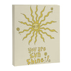 you are sunshine // retro art by surfy birdy Canvas Print Gallery Image 6