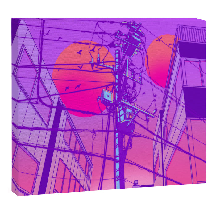 Anime Wires Canvas Print Gallery Image 1