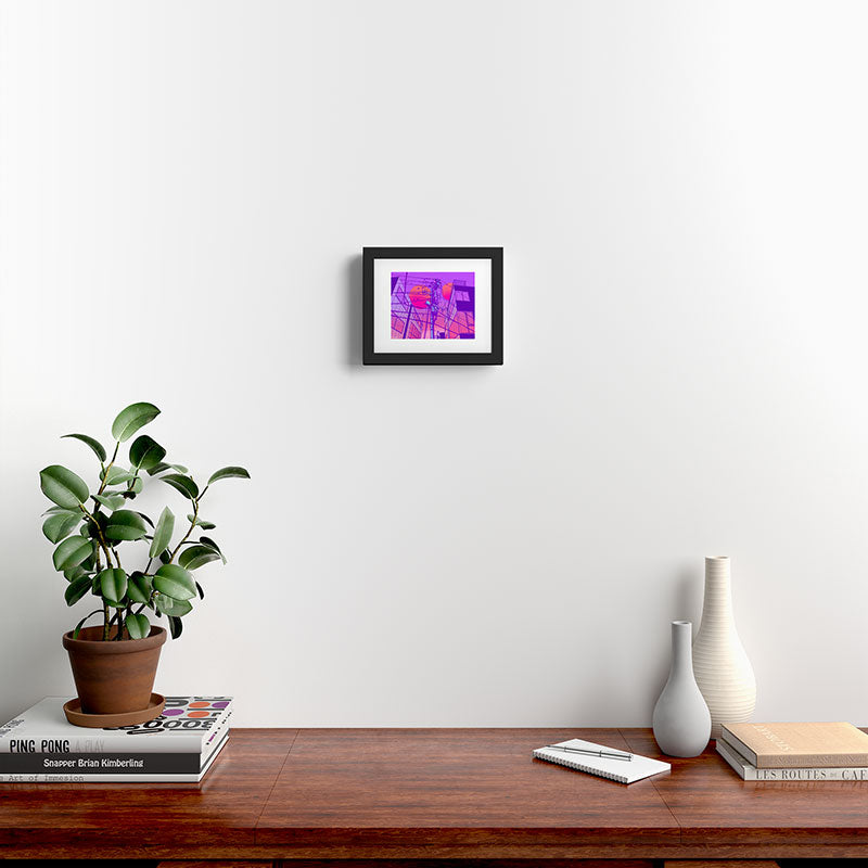 Anime Wires Framed Art Print Gallery Image 2