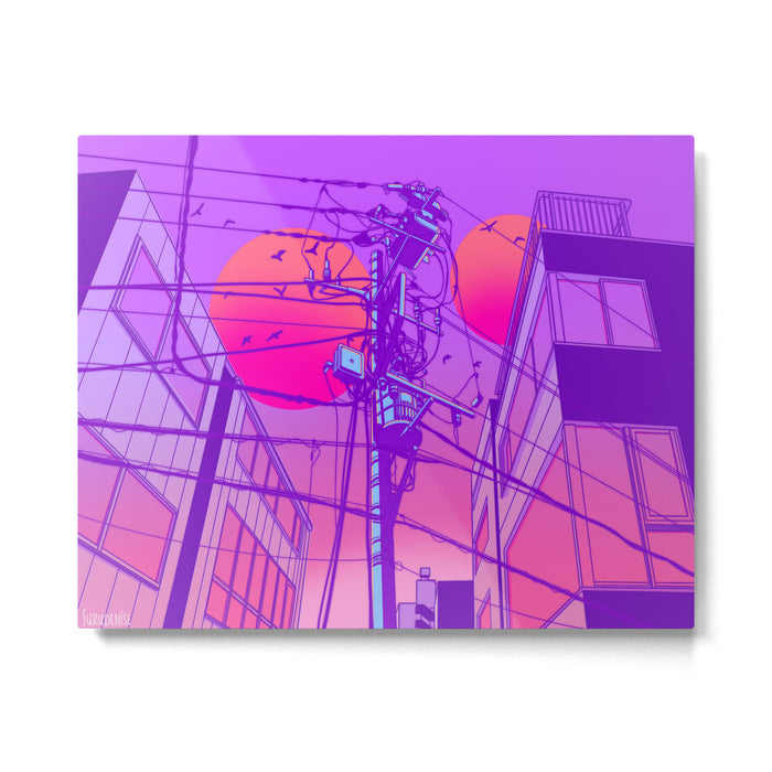 Anime Wires Metal Print Gallery Image 1