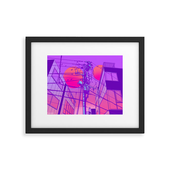Anime Wires Framed Art Print Gallery Image 1