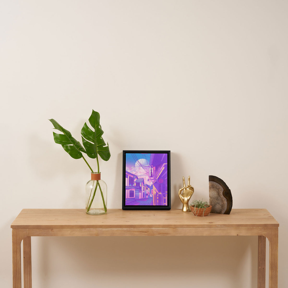 City Pop Kyoto Framed Canvas Print Gallery Image 4