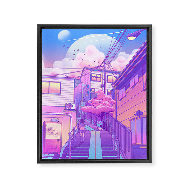 City Pop Tokyo Framed Canvas Print Gallery Image 6