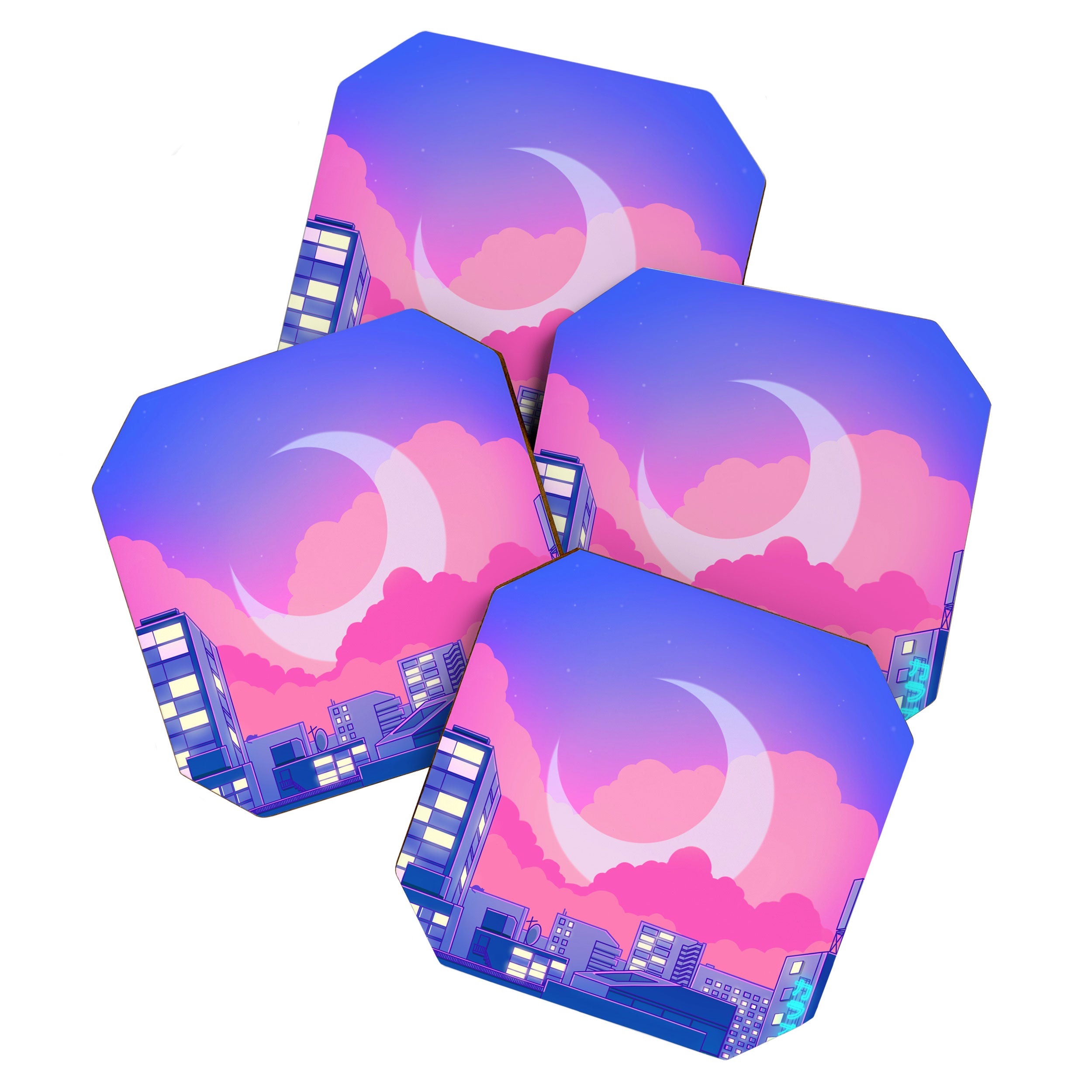 Dreamy Moon Nights Coaster Gallery Image 1
