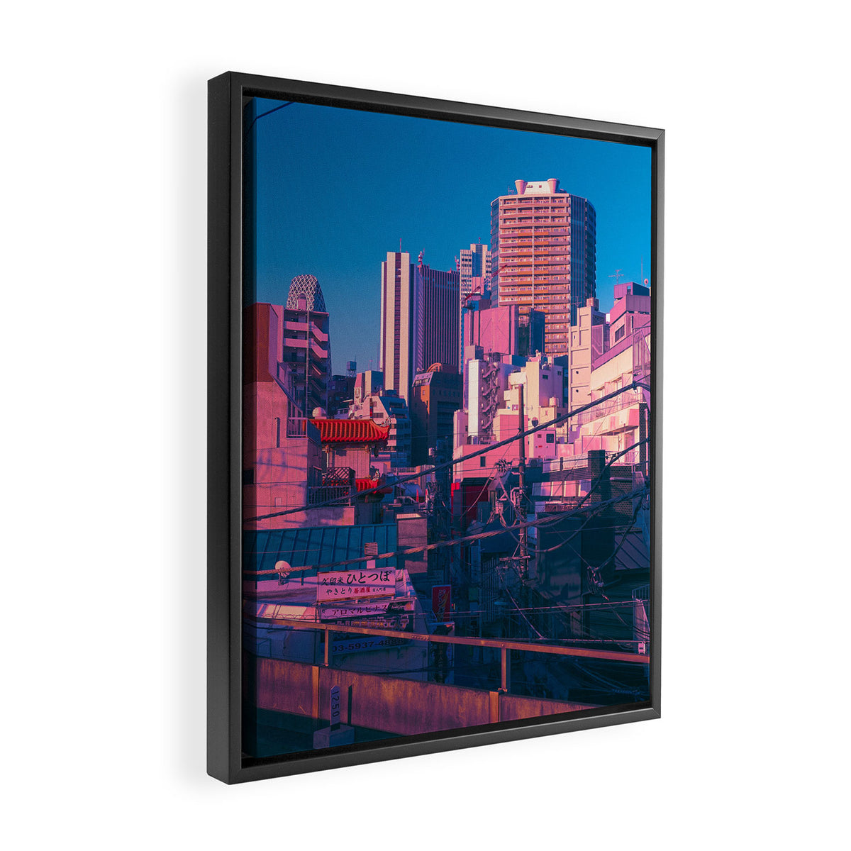 Early Morning Tokyo Framed Canvas Print Gallery Image 2