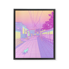 Kyoto Cats Framed Canvas Print Gallery Image 6