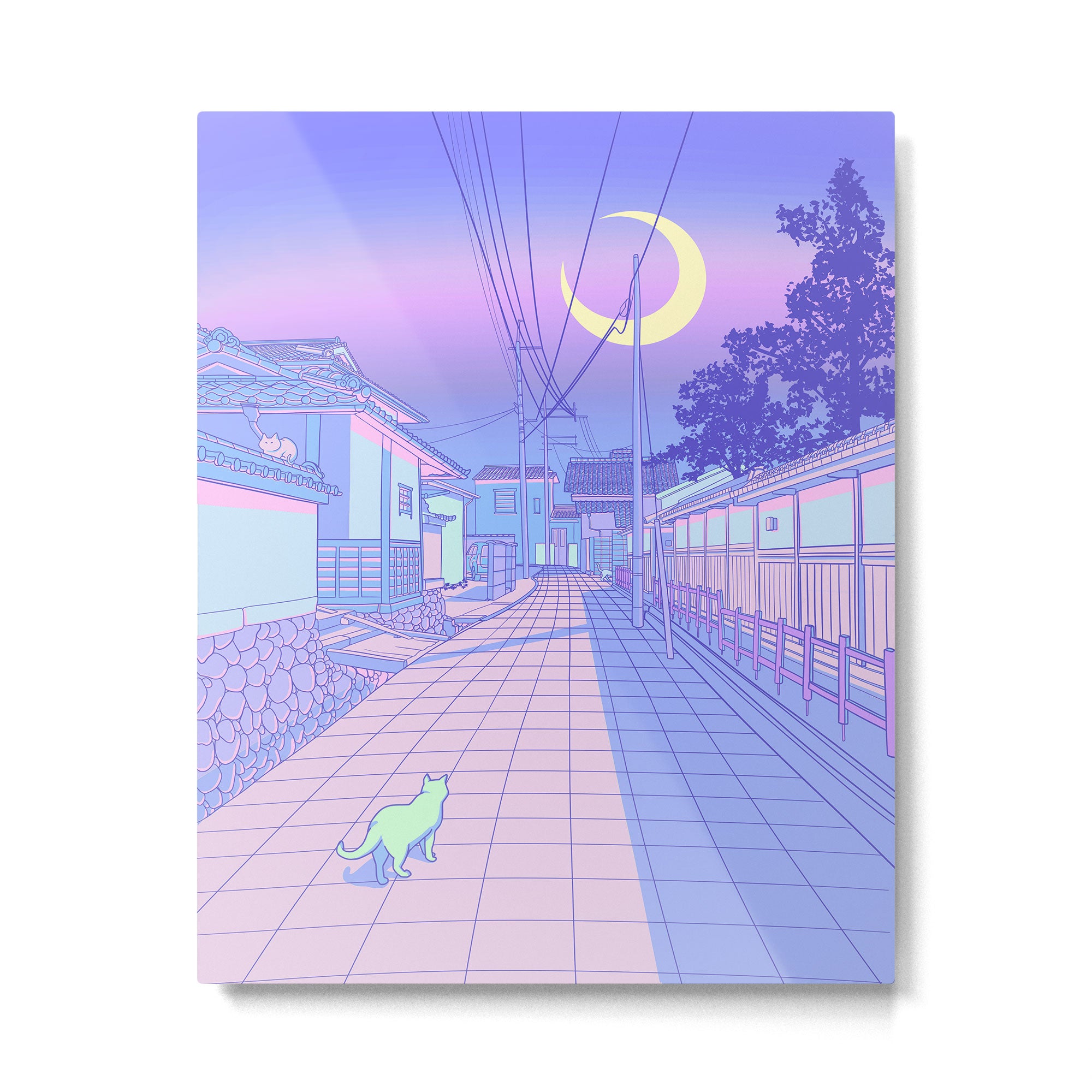 Kyoto Nights Metal Print Gallery Image 4