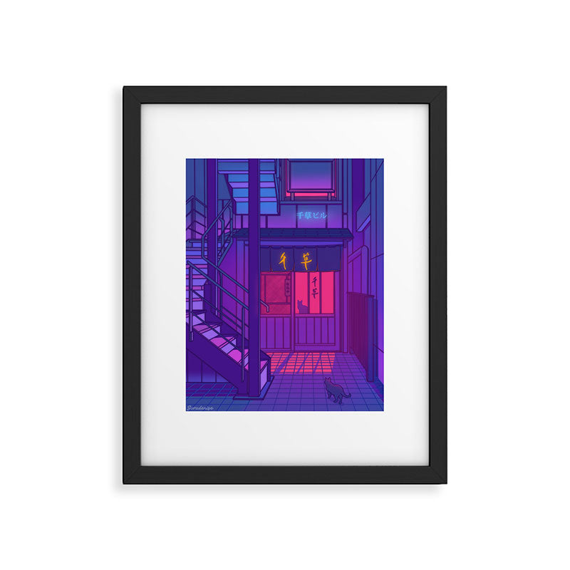 Lonely Nights Framed Art Print Gallery Image 5