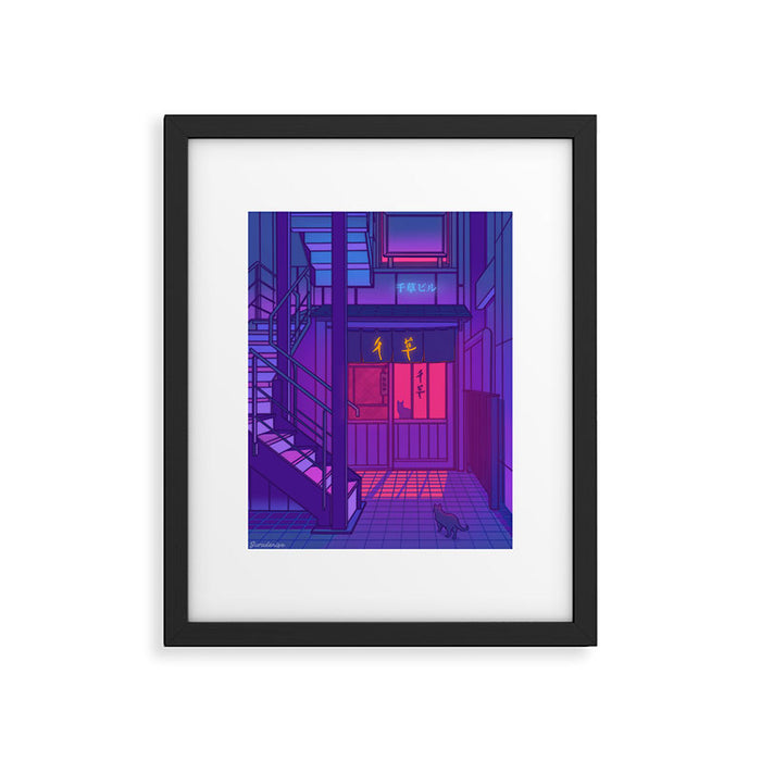 Lonely Nights Framed Art Print Gallery Image 1