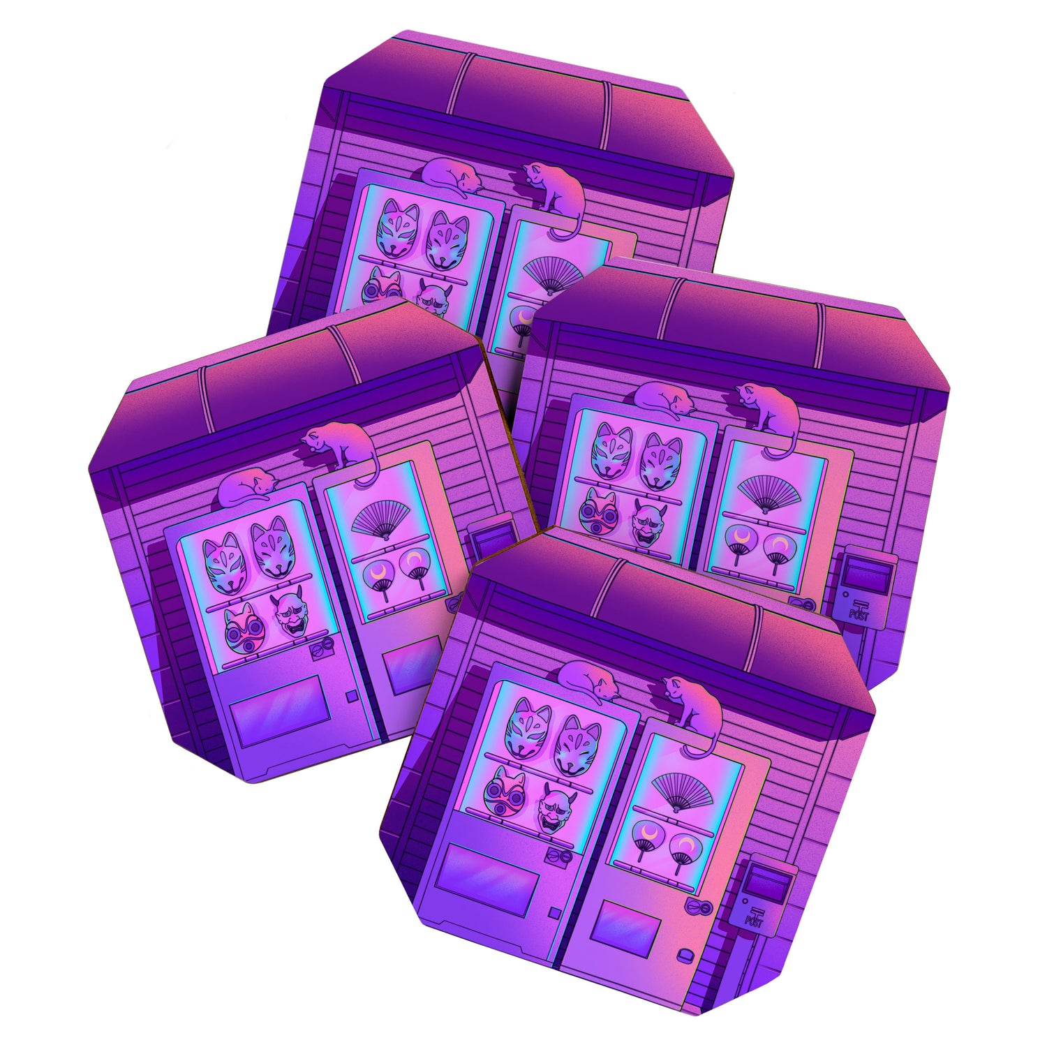 Neon Vending Machines Coaster Gallery Image 1