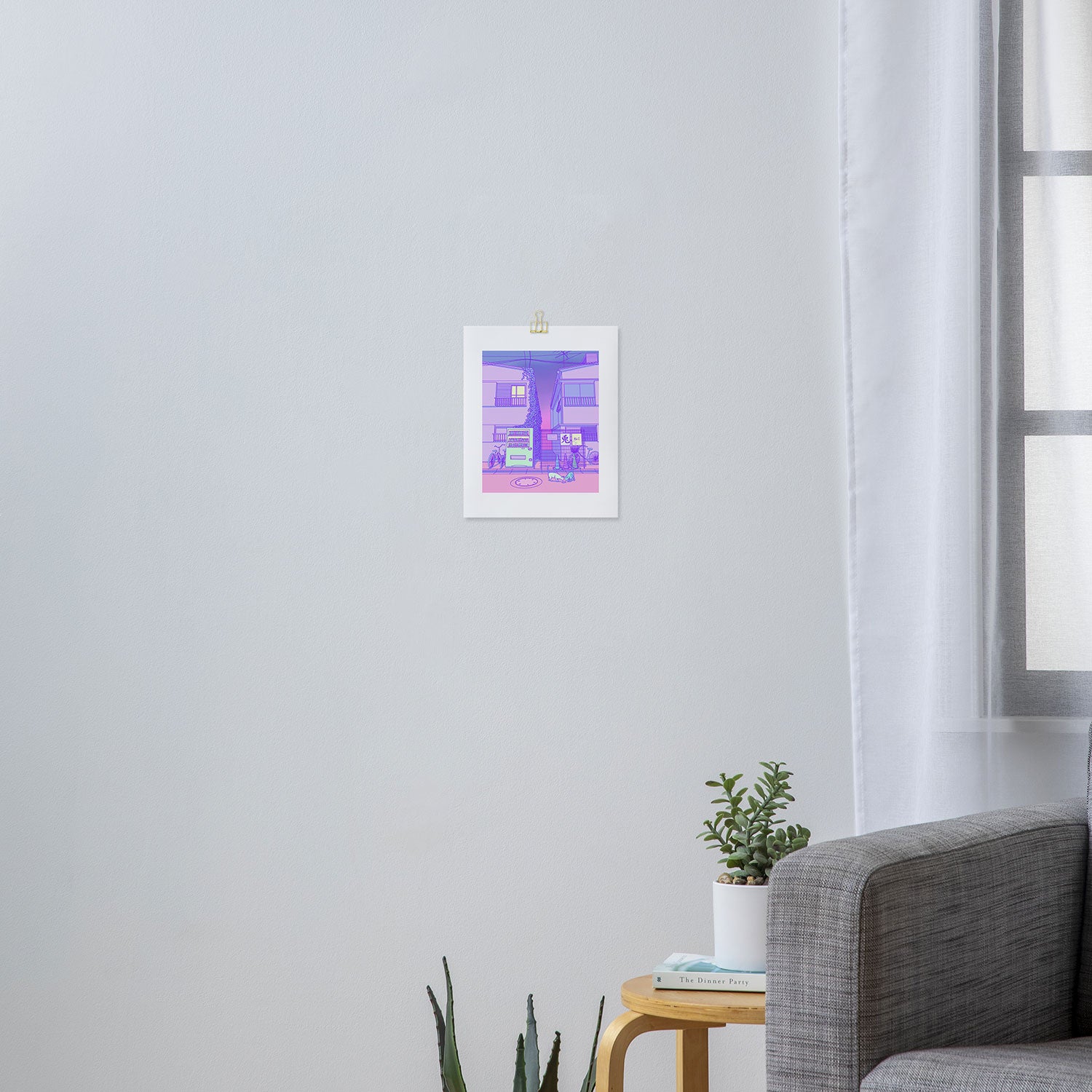 Pastel Tokyo Cats Art Print Gallery Image 3