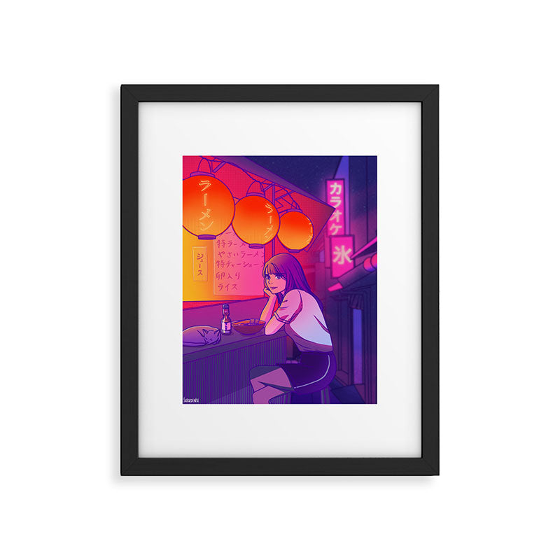 Ramen shop Framed Art Print Gallery Image 5