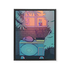 Ramune Cat Framed Canvas Print Gallery Image 6
