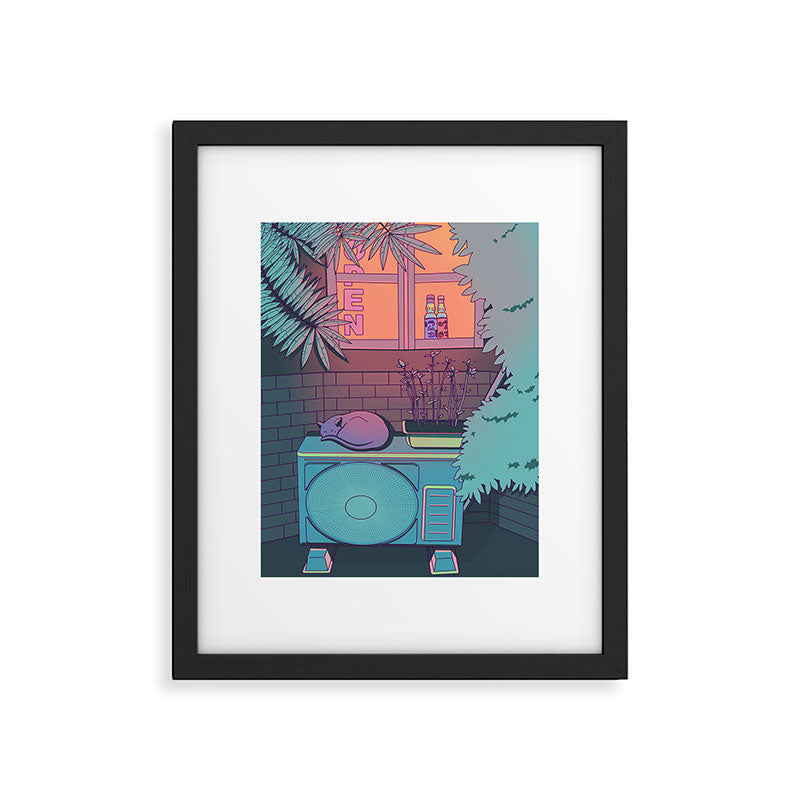 Ramune Cat Framed Art Print Gallery Image 5