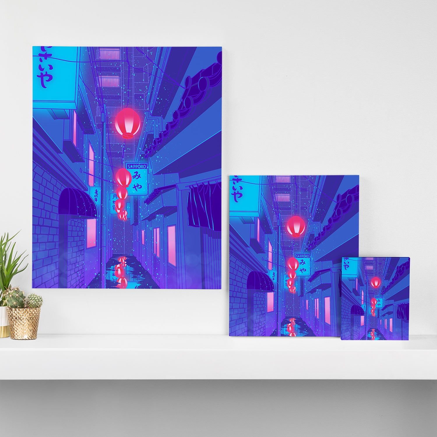 Shibuya Nights Canvas Print Gallery Image 3