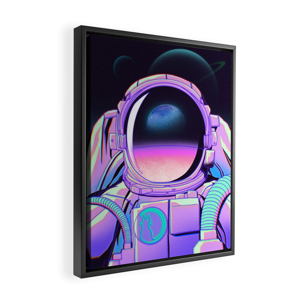 Space Travel 20XX Framed Canvas Print Gallery Image 2