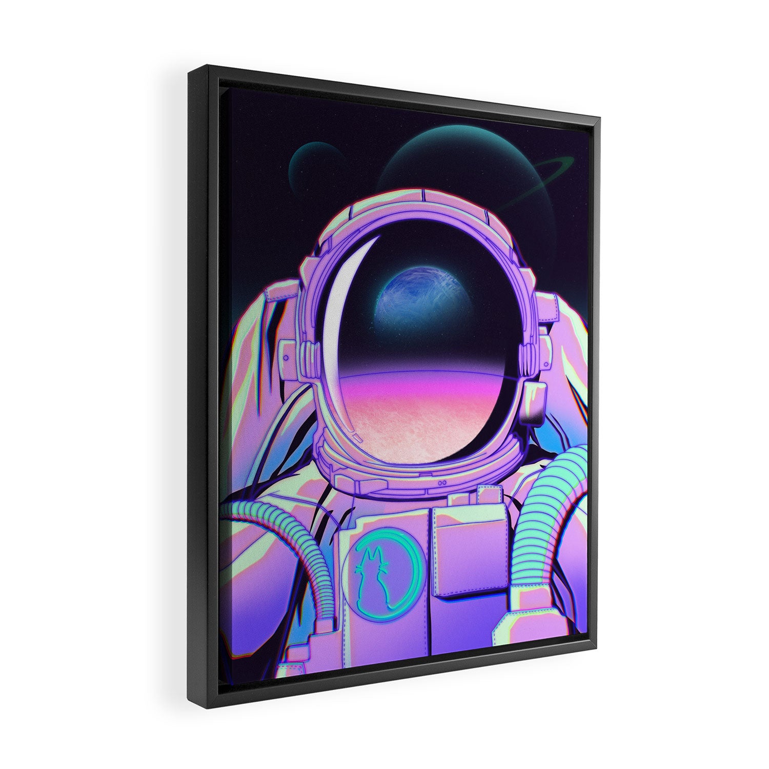 Space Travel 20XX Framed Canvas Print Gallery Image 2