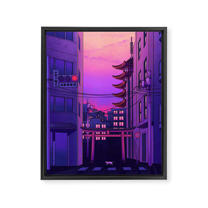 Tokyo Day Framed Canvas Print Gallery Image 1