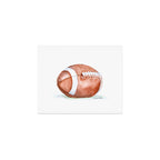 Football Watercolor Art Print Gallery Image 1