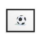Soccer Ball Watercolor Framed Art Print Gallery Image 5