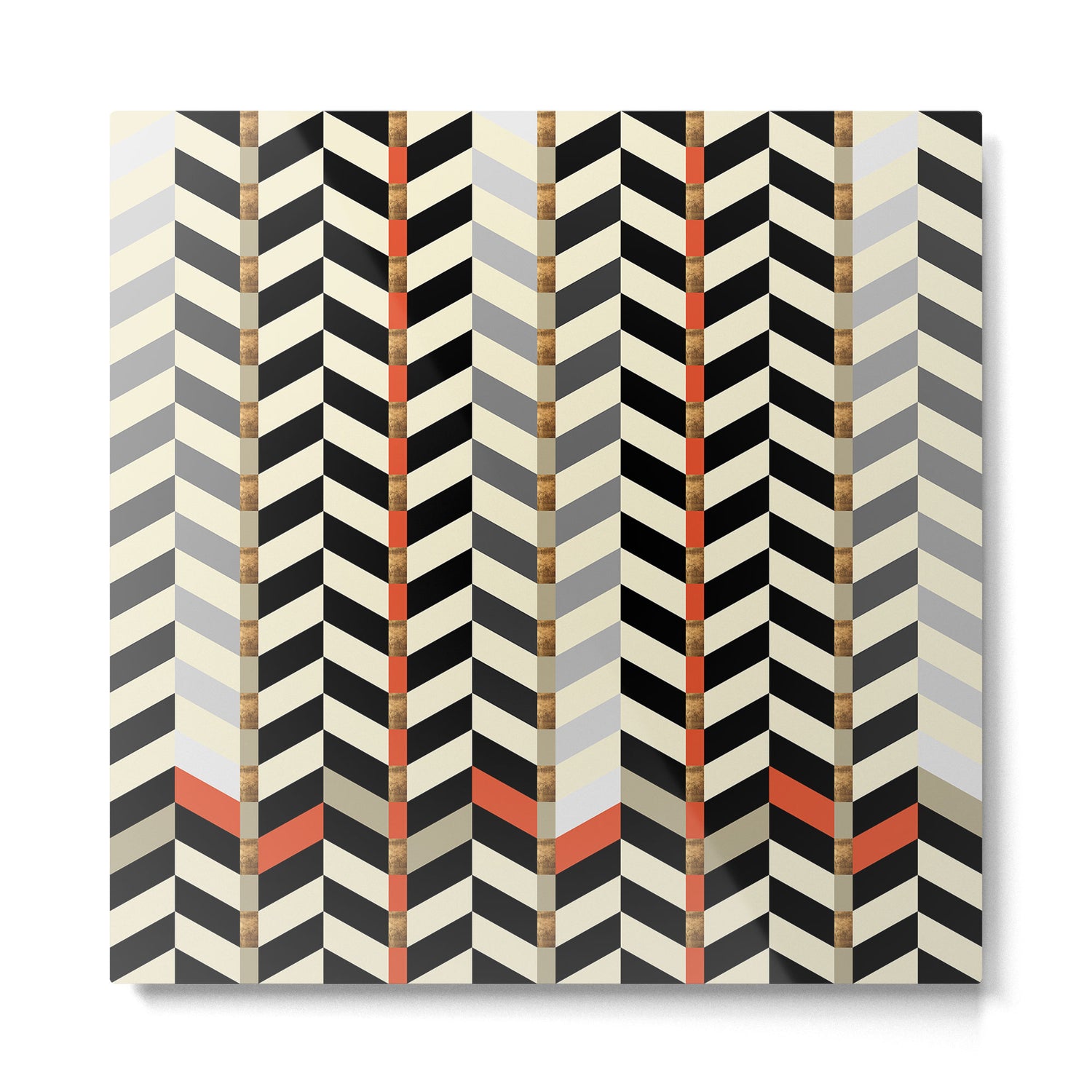 Geometric#29 Metal Print Gallery Image 2