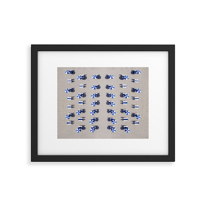 Beach Umbrellas Framed Art Print Gallery Image 5