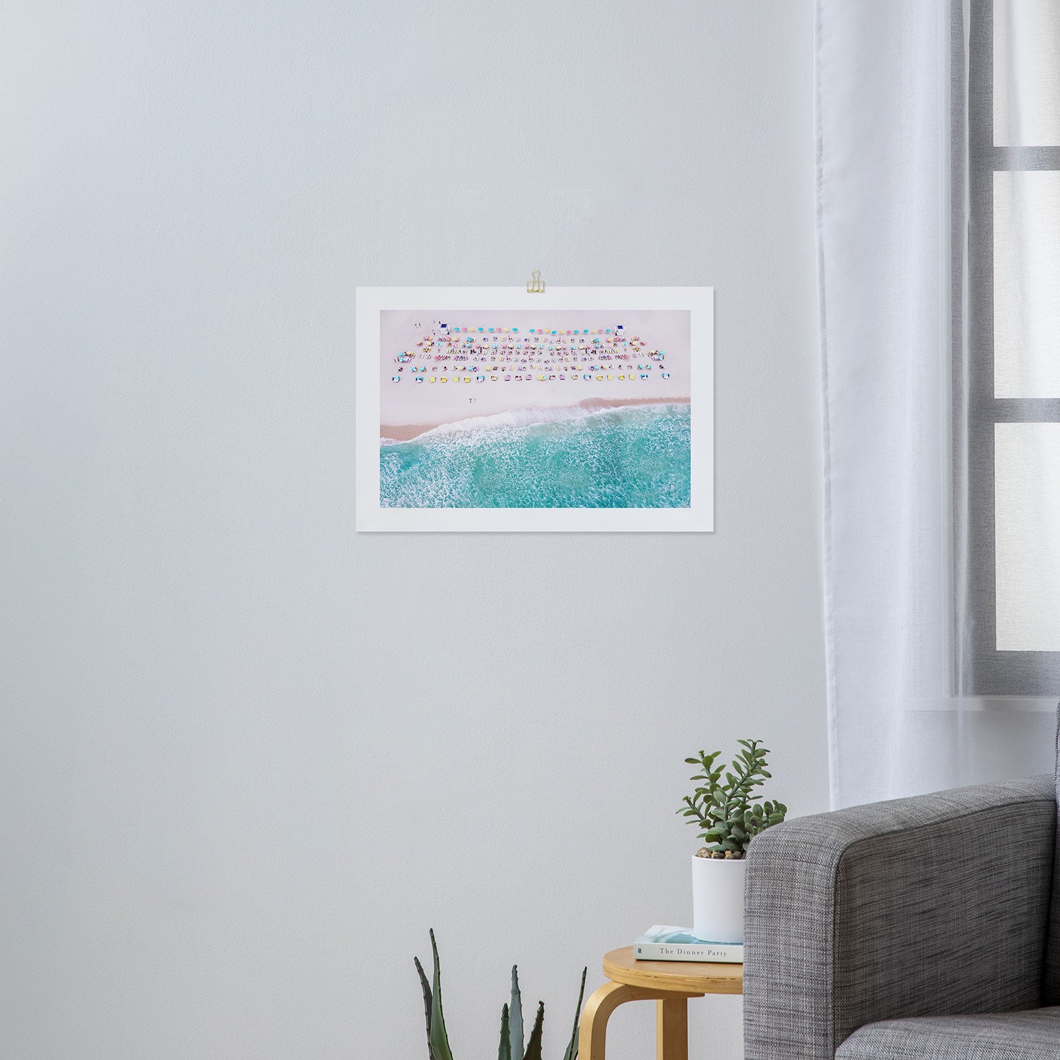 Life is a Beach, Helicopter Aerial Miami Beach Art Print Gallery Image 3