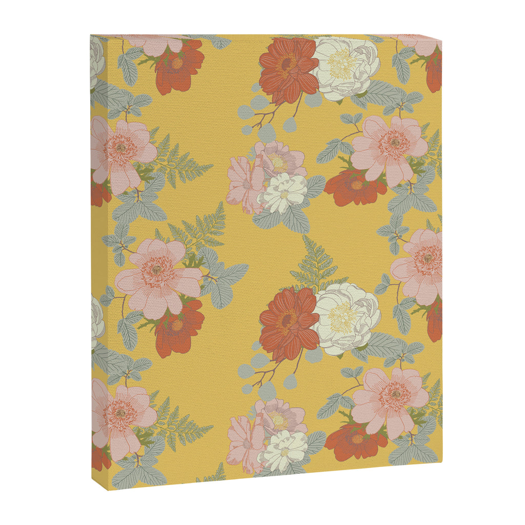 Bonjour in Yellow Canvas Print Gallery Image 8