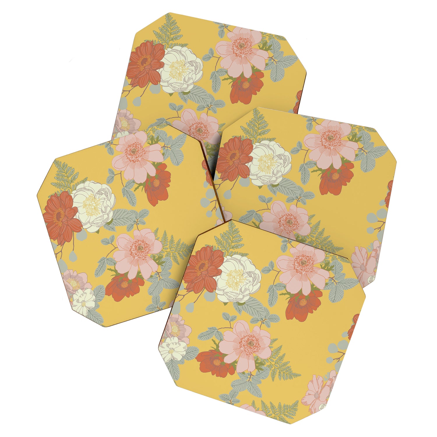 Bonjour in Yellow Coaster Gallery Image 1