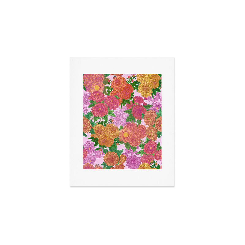 Darling Dahlias  Art Print Gallery Image 1