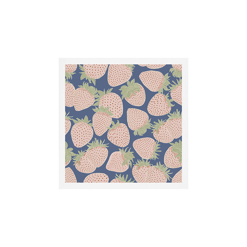 Des Fraises in Denim Art Print Gallery Image 1