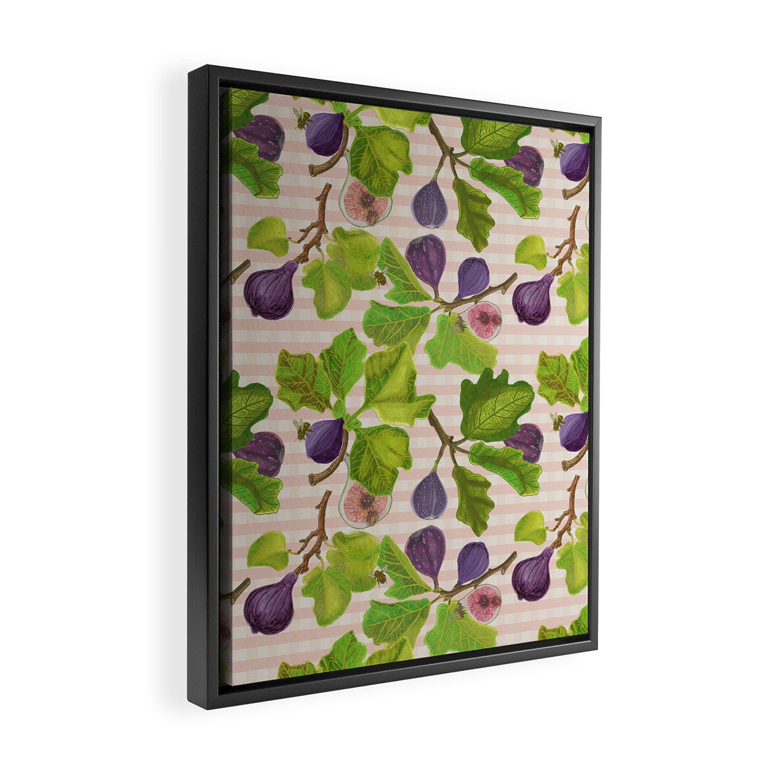 Fig Branches Framed Canvas Print Gallery Image 2