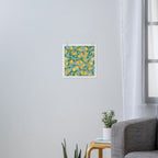 Lemonade on Blue Background Art Print Gallery Image 3