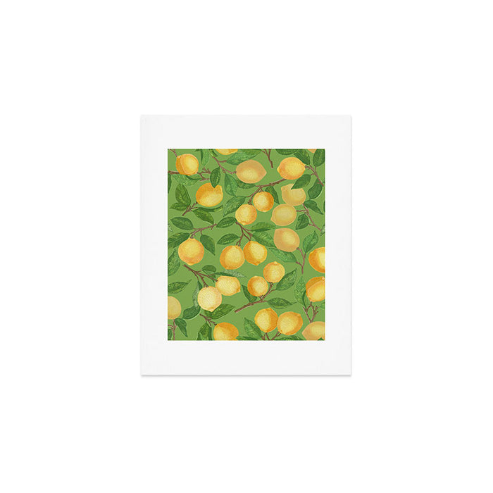 Lemonade on Green Art Print Gallery Image 1