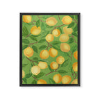 Lemonade on Green Framed Canvas Print Gallery Image 8