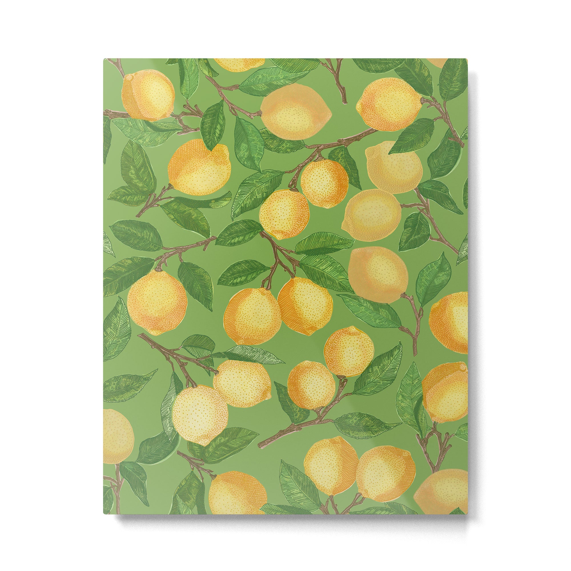 Lemonade on Green Metal Print Gallery Image 6