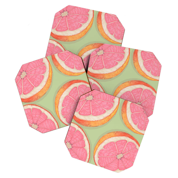 Sliced Grapefruit Coaster Gallery Image 1