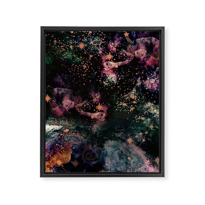 New Moon Framed Canvas Print Gallery Image 1