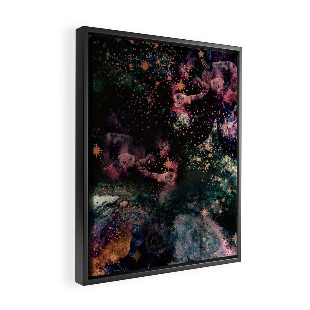 New Moon Framed Canvas Print Gallery Image 2