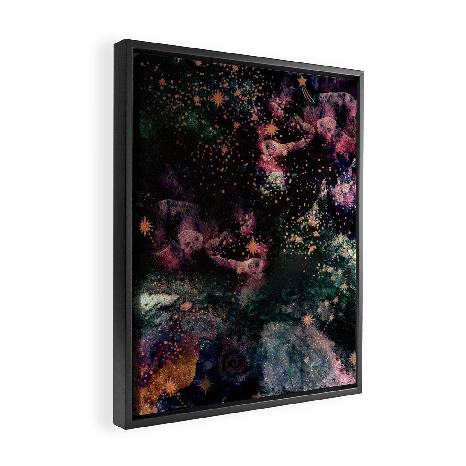 New Moon Framed Canvas Print Gallery Image 2